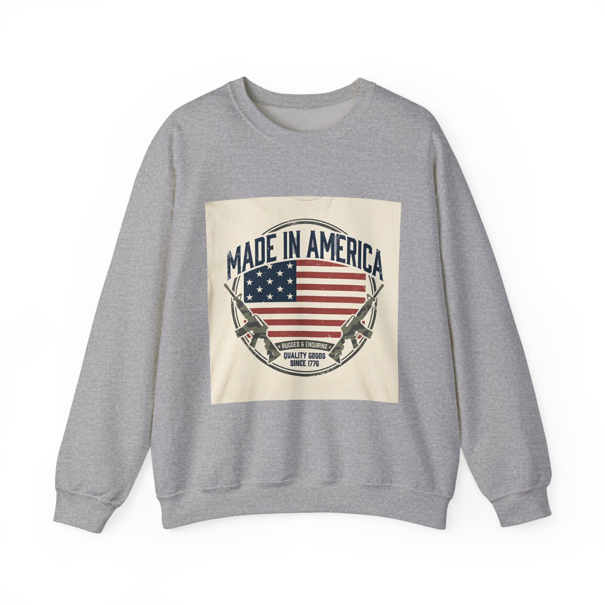 Made in America Sweatshirt | vintage USA, red white blue Americana