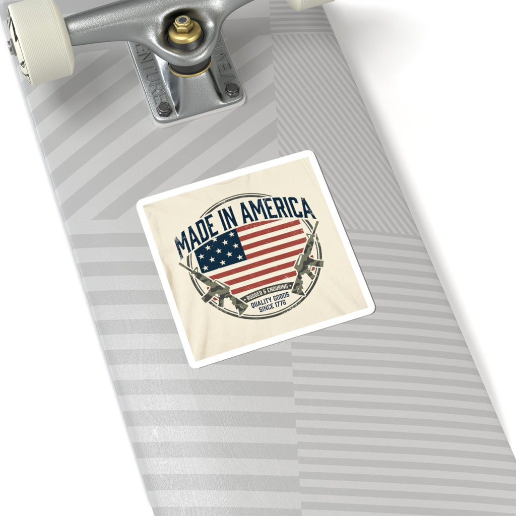Made in America Sticker | vintage Americana, red white blue