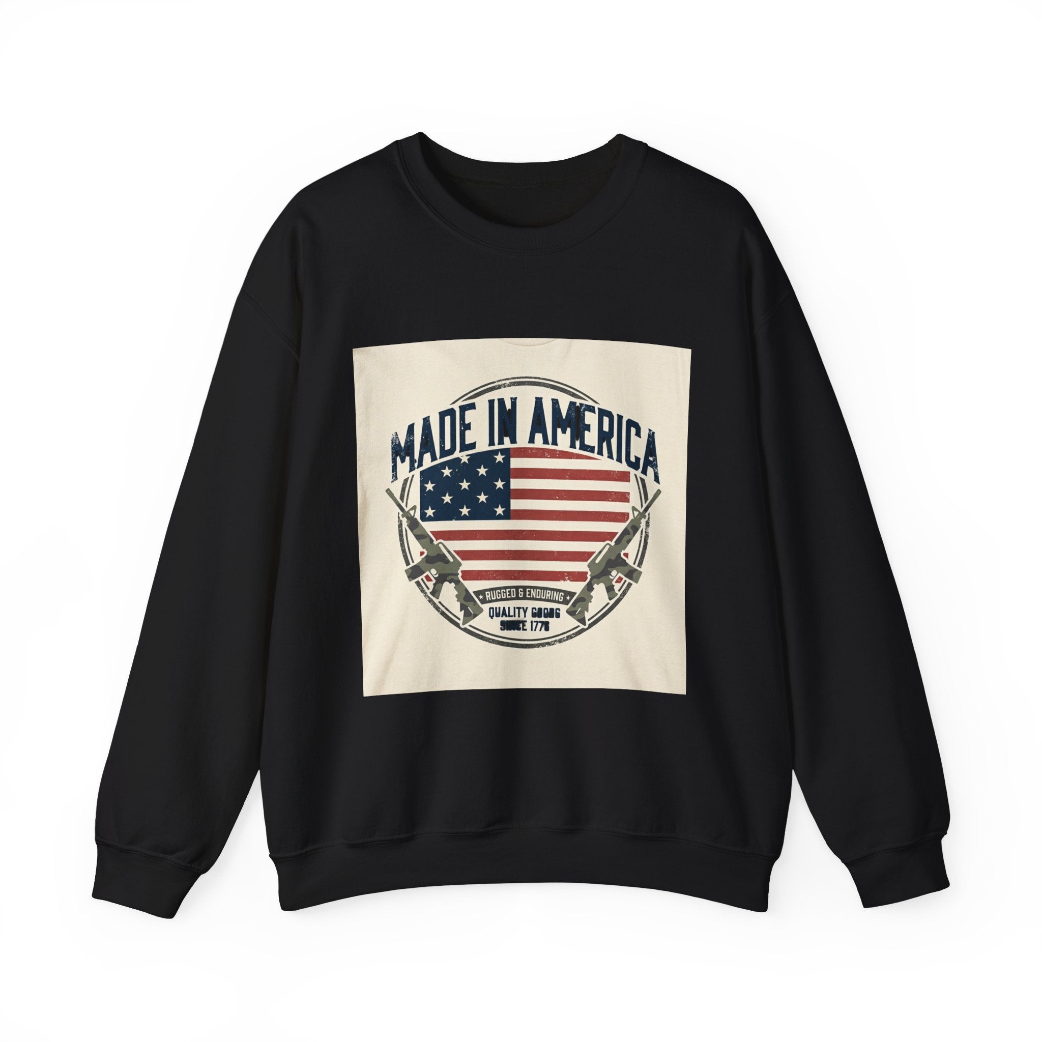 Made in America Sweatshirt | vintage USA, red white blue Americana