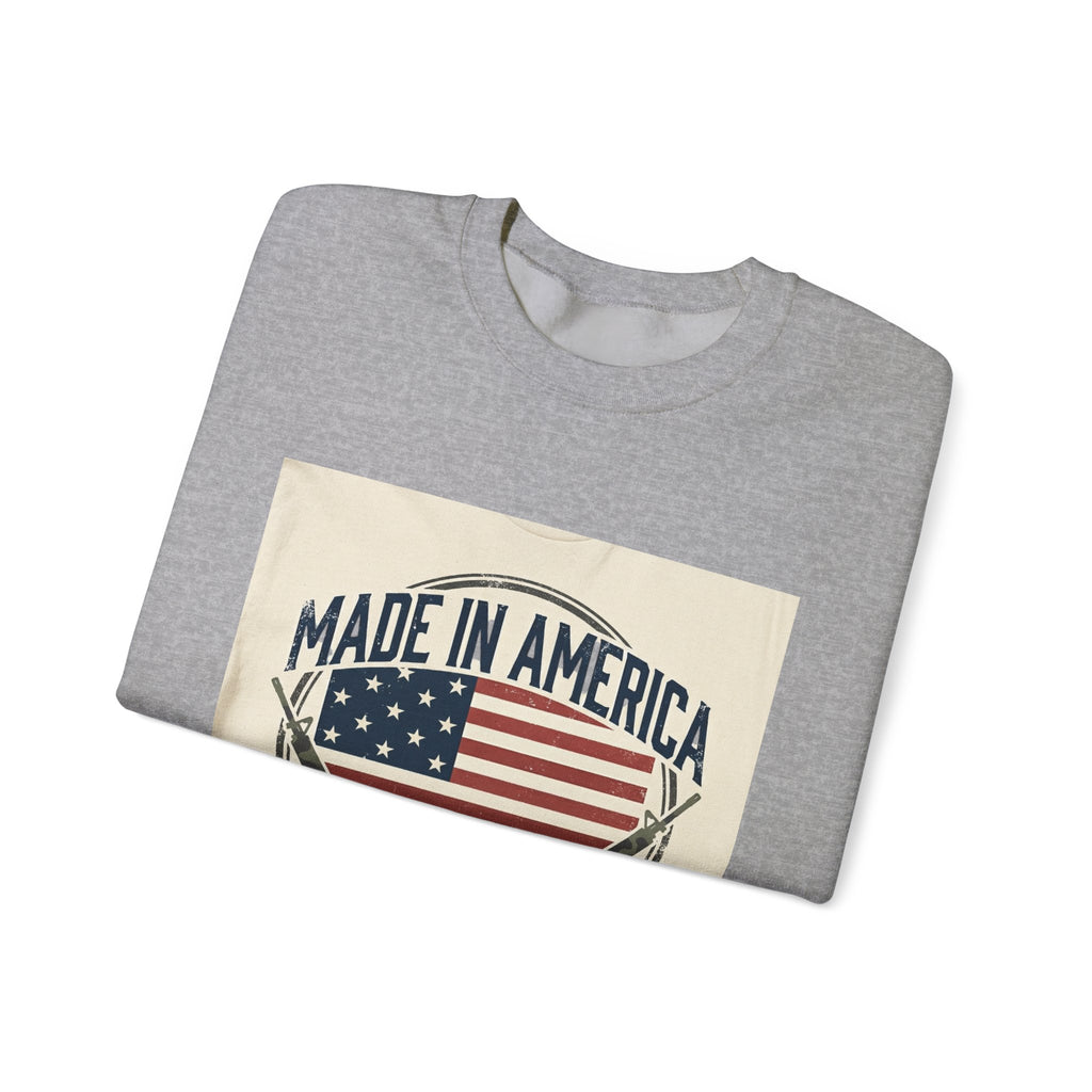 Made in America Sweatshirt | vintage USA, red white blue Americana
