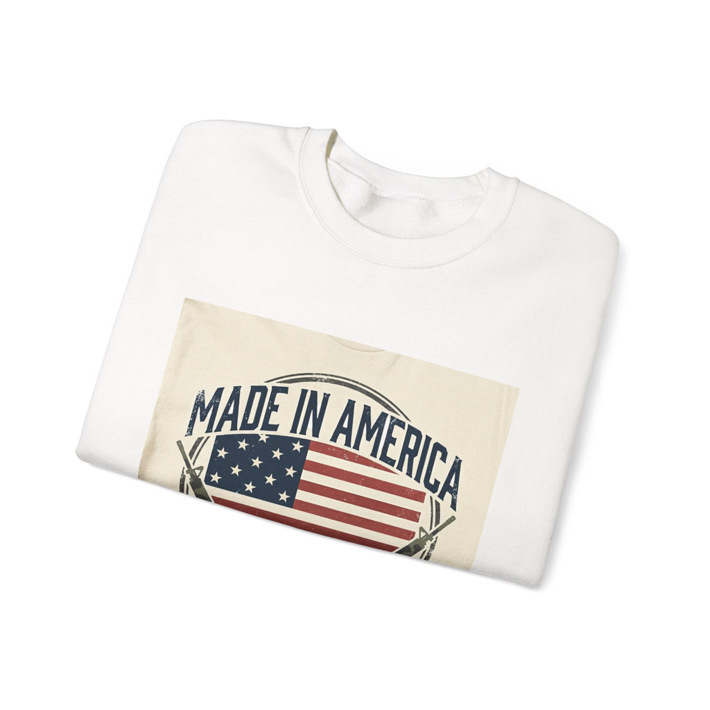 Made in America Sweatshirt | vintage USA, red white blue Americana