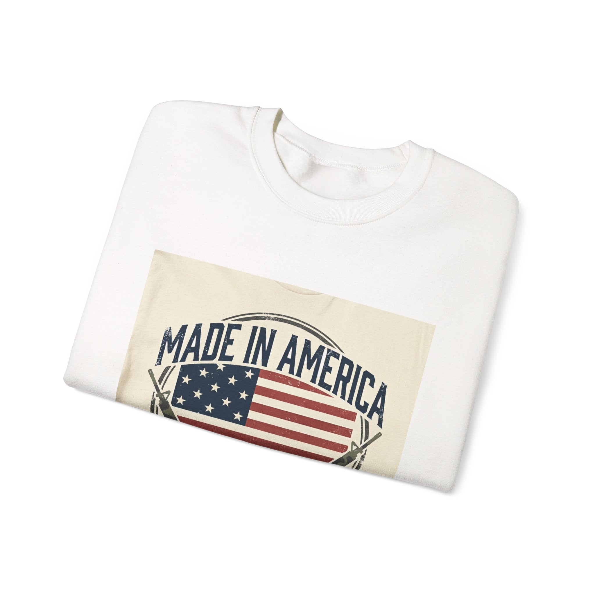 Made in America Sweatshirt | vintage USA, red white blue Americana