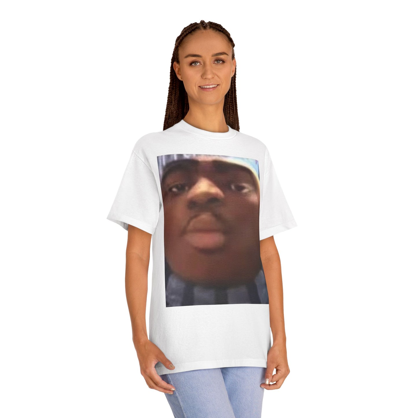 Meme Face Graphic Tee — Funny Big Head Reaction T-Shirt
