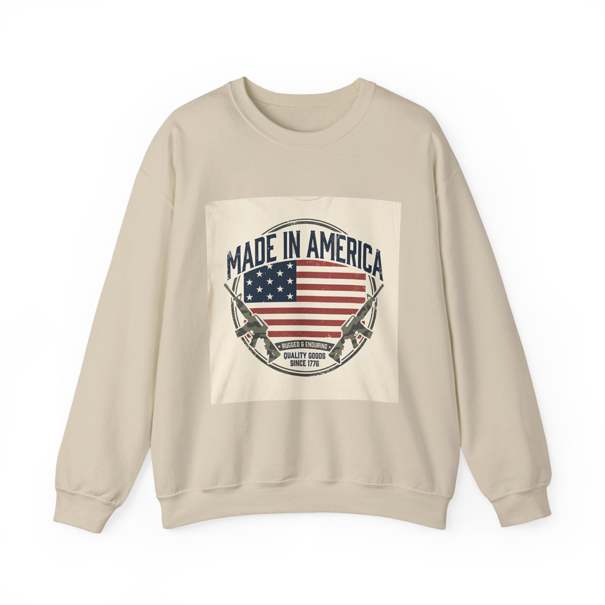 Made in America Sweatshirt | vintage USA, red white blue Americana