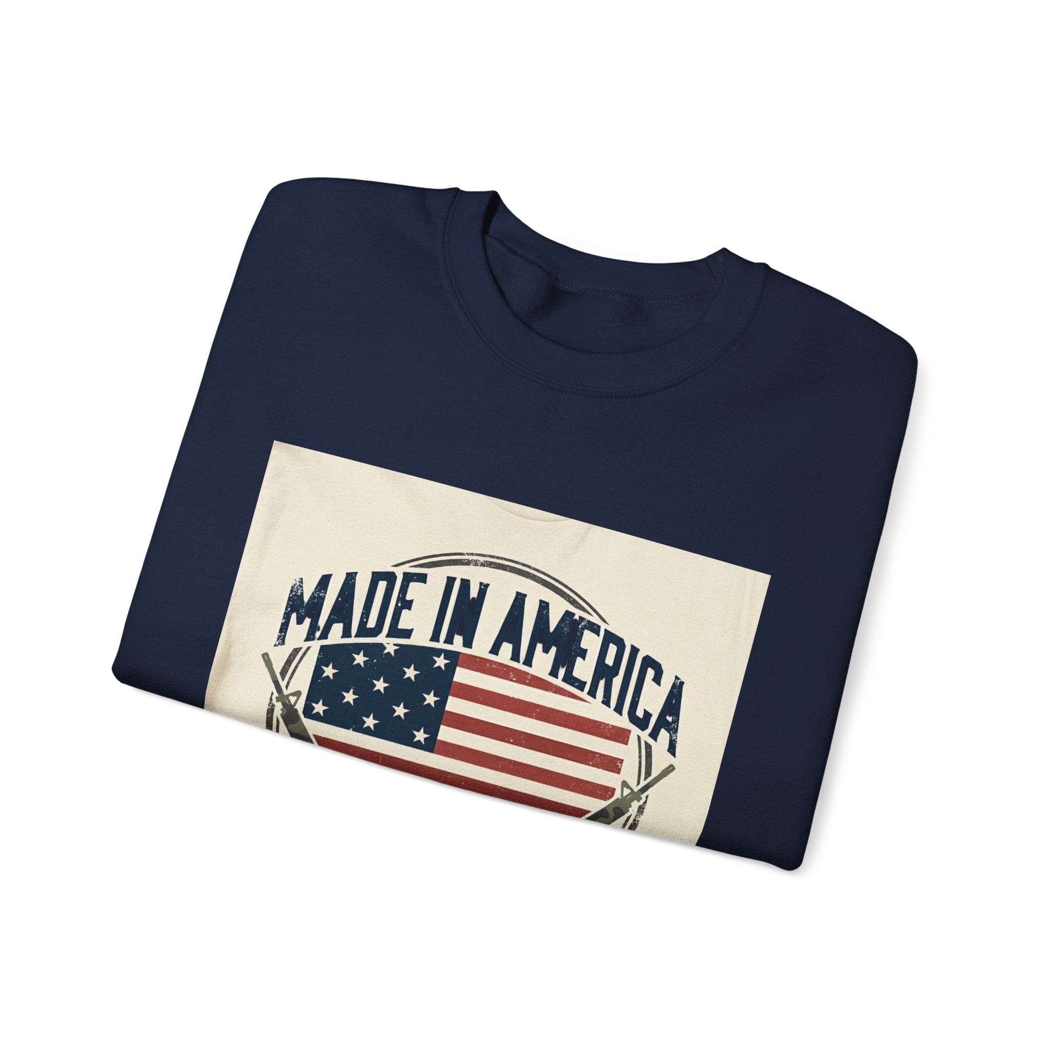 Made in America Sweatshirt | vintage USA, red white blue Americana