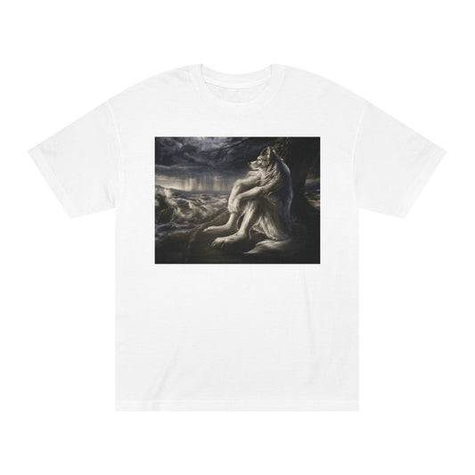 Wolf Moon Graphic Tee — Mystical Wolves Nightscape T-Shirt