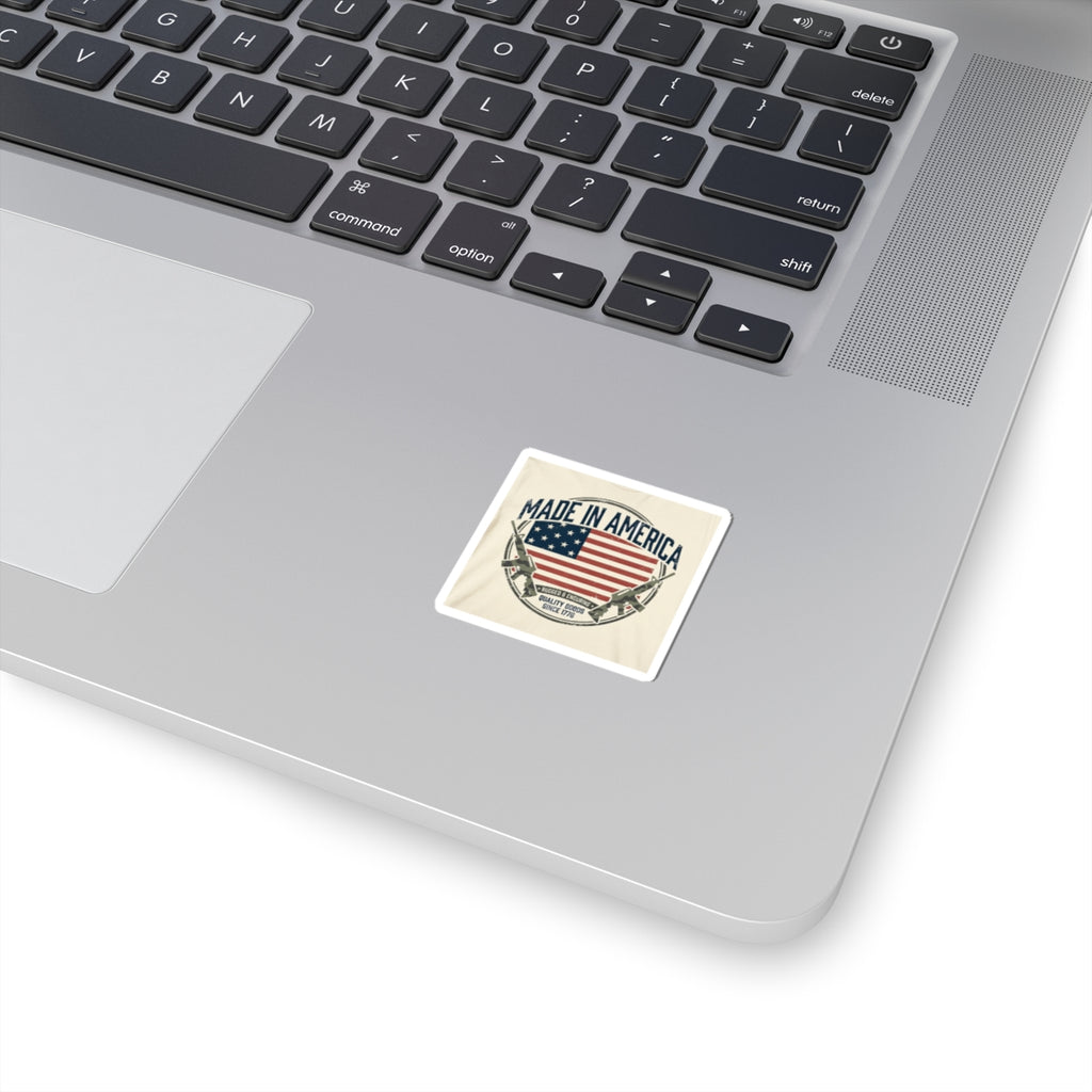 Made in America Sticker | vintage Americana, red white blue