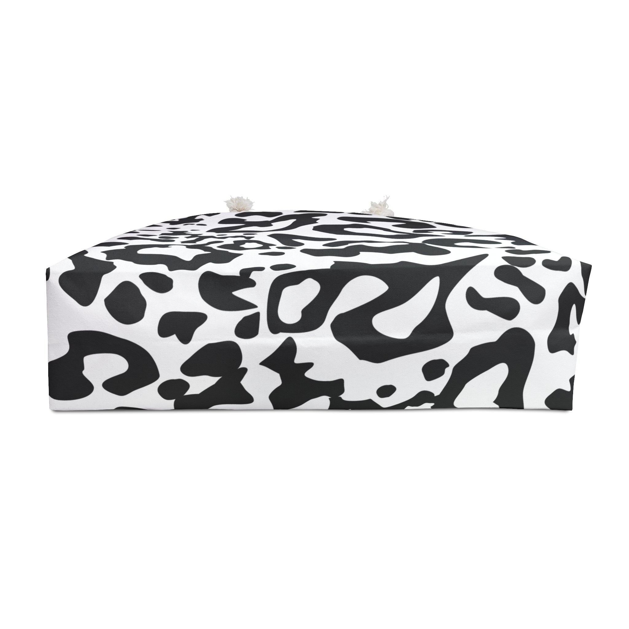 Cheetah Print Weekender Bag — Black & White Summer Tote