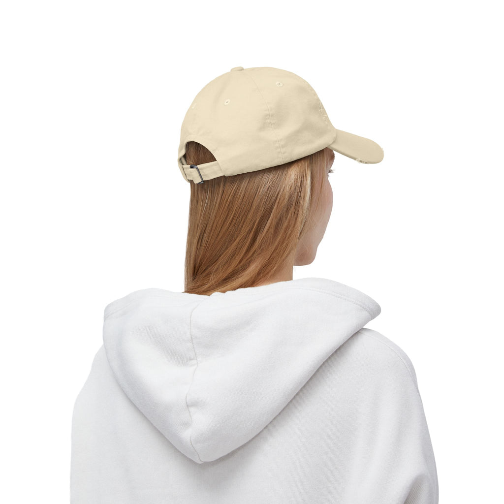 I Only Have Eyes For You Distressed Cap — Romantic Baseball Hat with Hearts