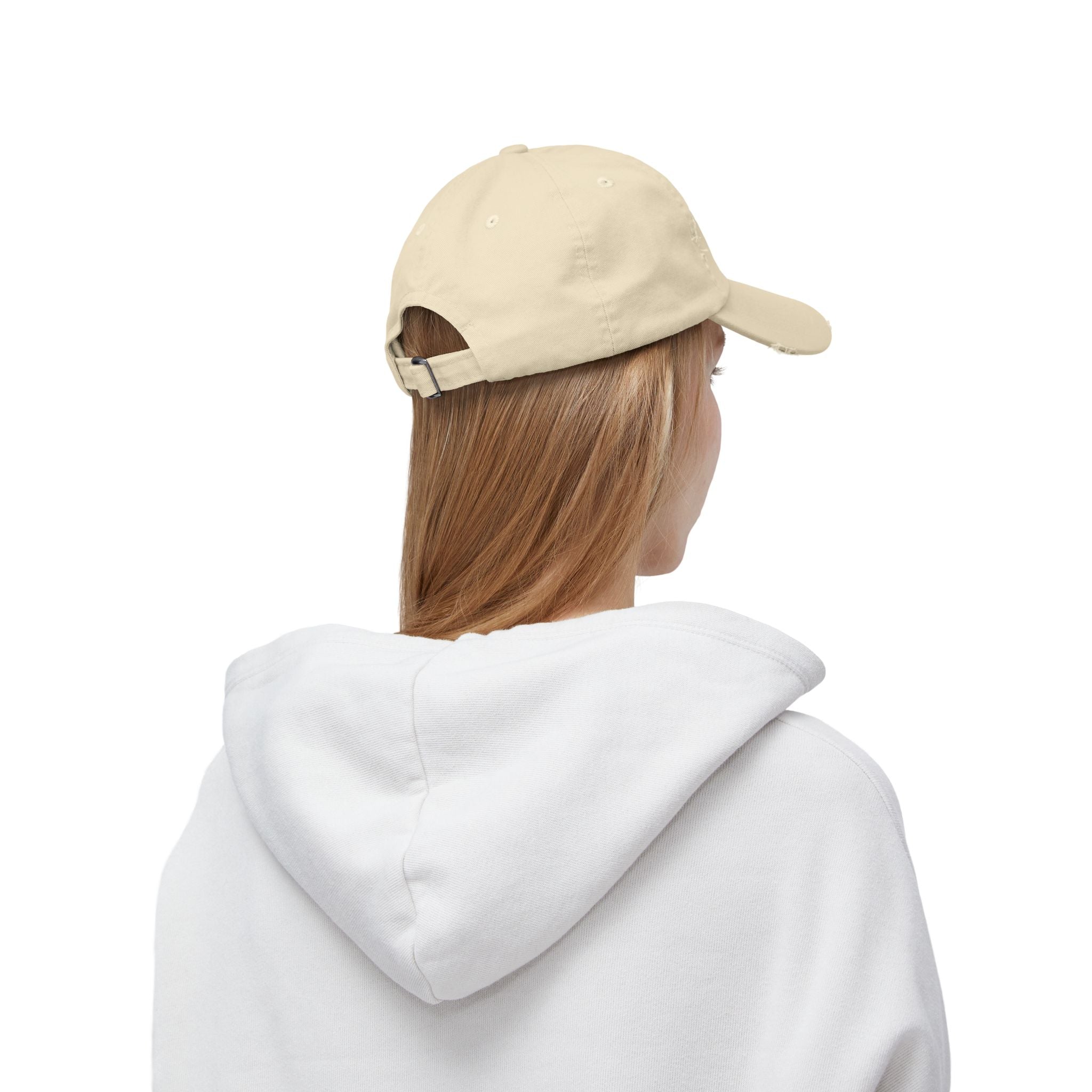 I Only Have Eyes For You Distressed Cap — Romantic Baseball Hat with Hearts