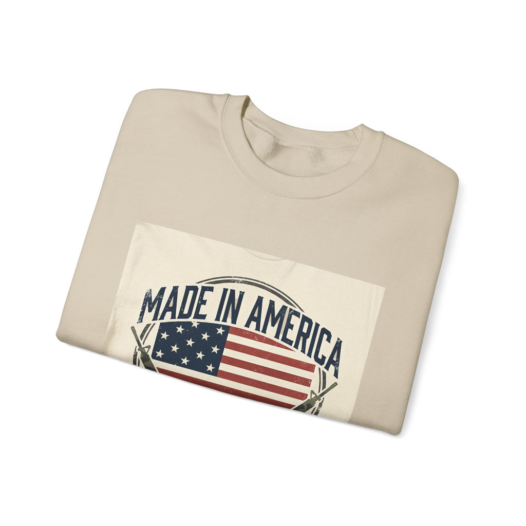 Made in America Sweatshirt | vintage USA, red white blue Americana