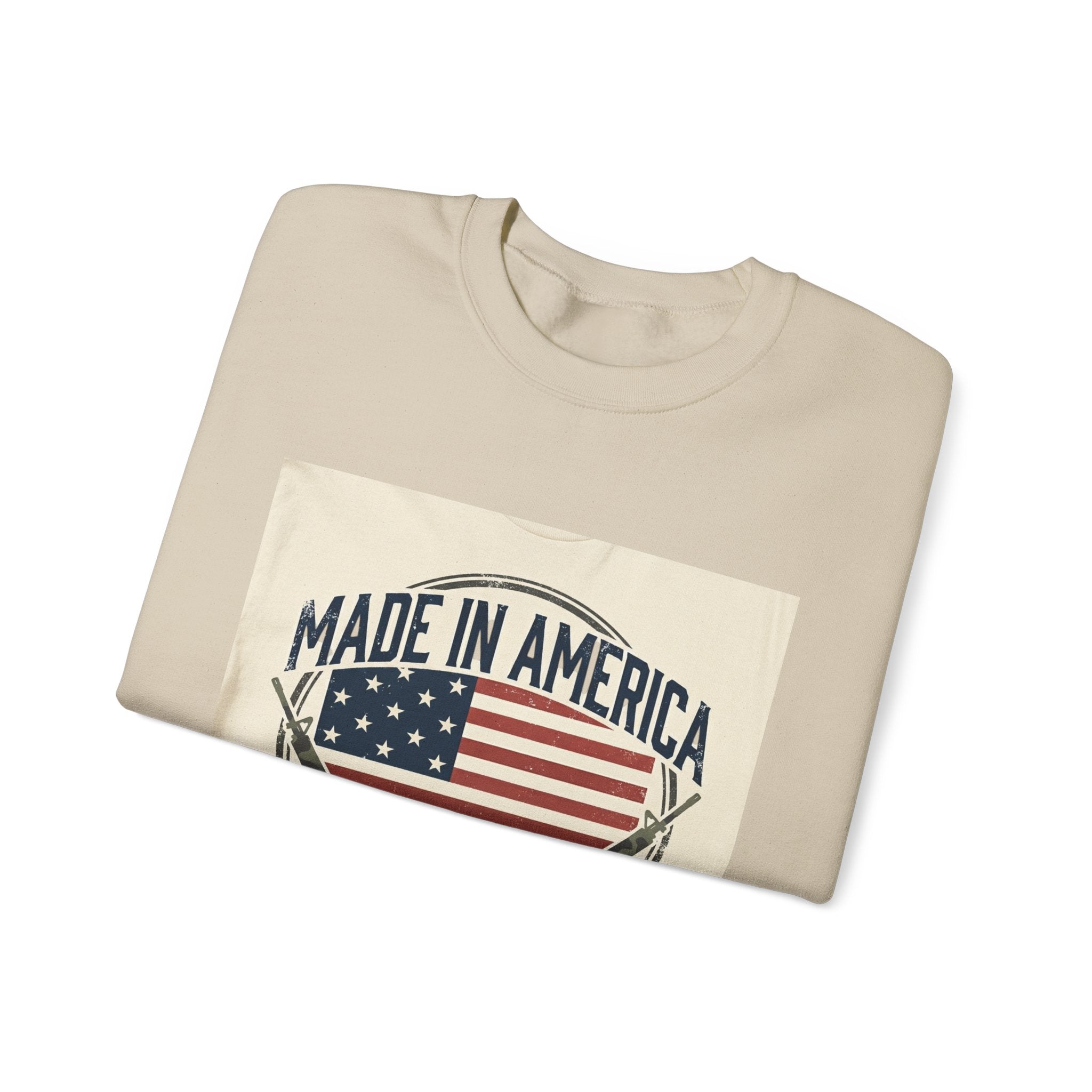 Made in America Sweatshirt | vintage USA, red white blue Americana
